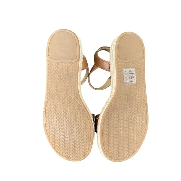 Michael Kors Tan Minimalist Sandals - Picture 2 of 5